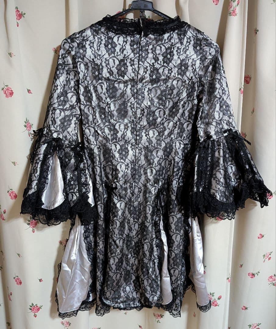 MARBLE ゴシック風 姫袖 ドレス ワンピース 付け襟