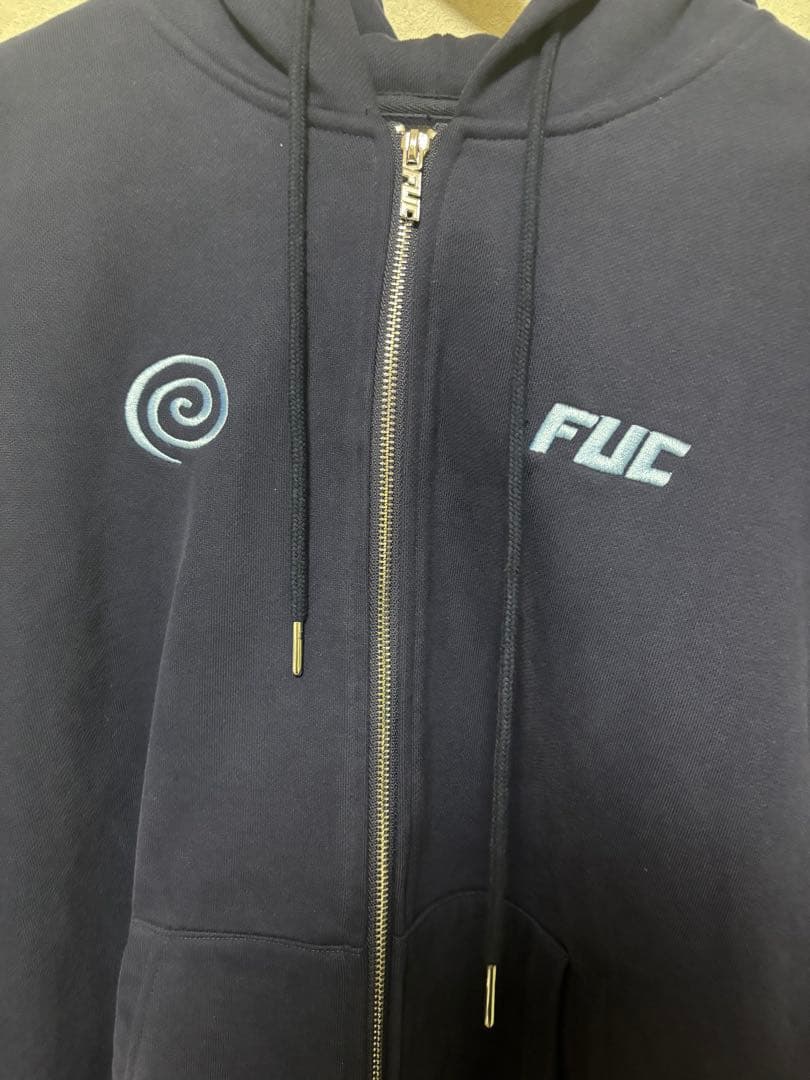 SOL fuc コラボパーカー　ネイビー　Mサイズ