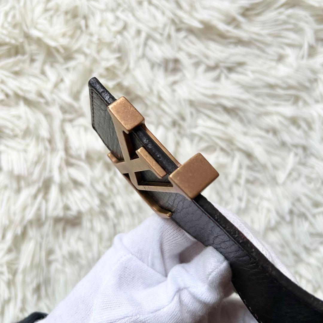 ルイヴィトン ユタ サンチュール イニシャル サイズ85 メンズ レザー ベルト