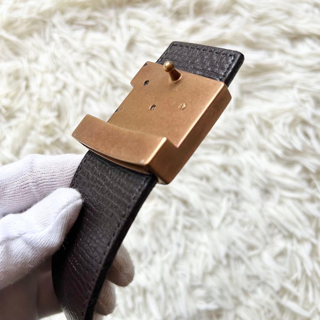 ルイヴィトン ユタ サンチュール イニシャル サイズ85 メンズ レザー ベルト