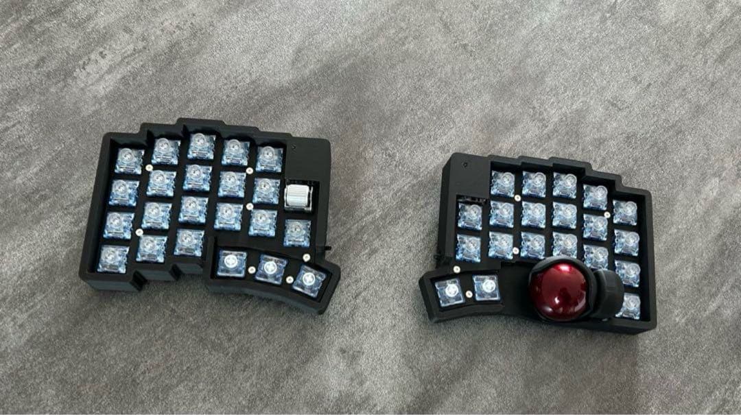 無線keyball系 キーボードroBa