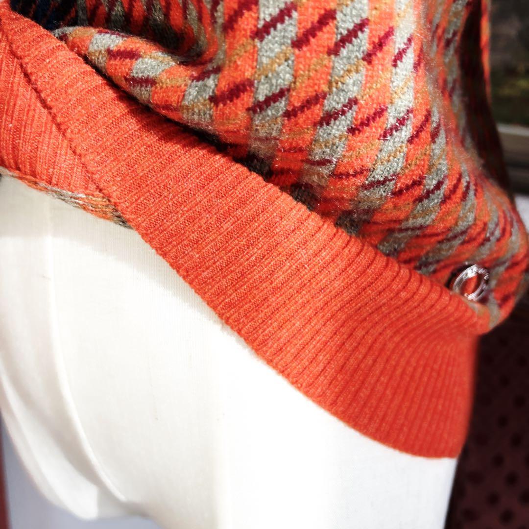 極美品　HERMÈSエルメス ハウンドトゥース カシミヤ トップス　セーター