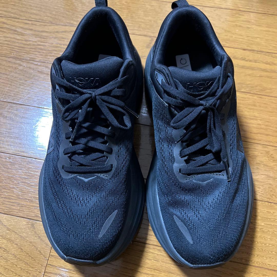 HOKA BONDI 8 WIDE 27cm ブラック