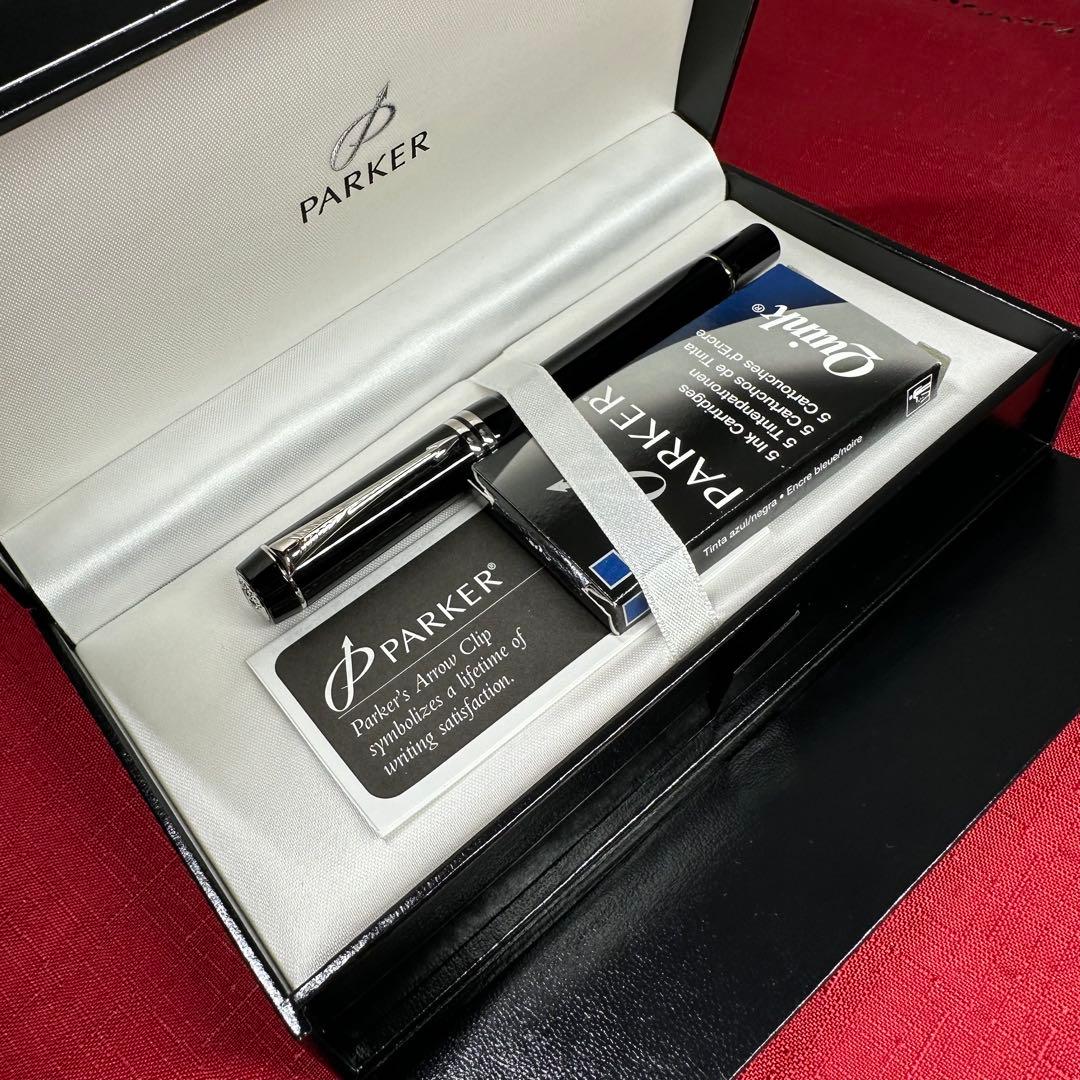 らじ パーカー デュオフォールド 18金 万年筆 PARKER 新品