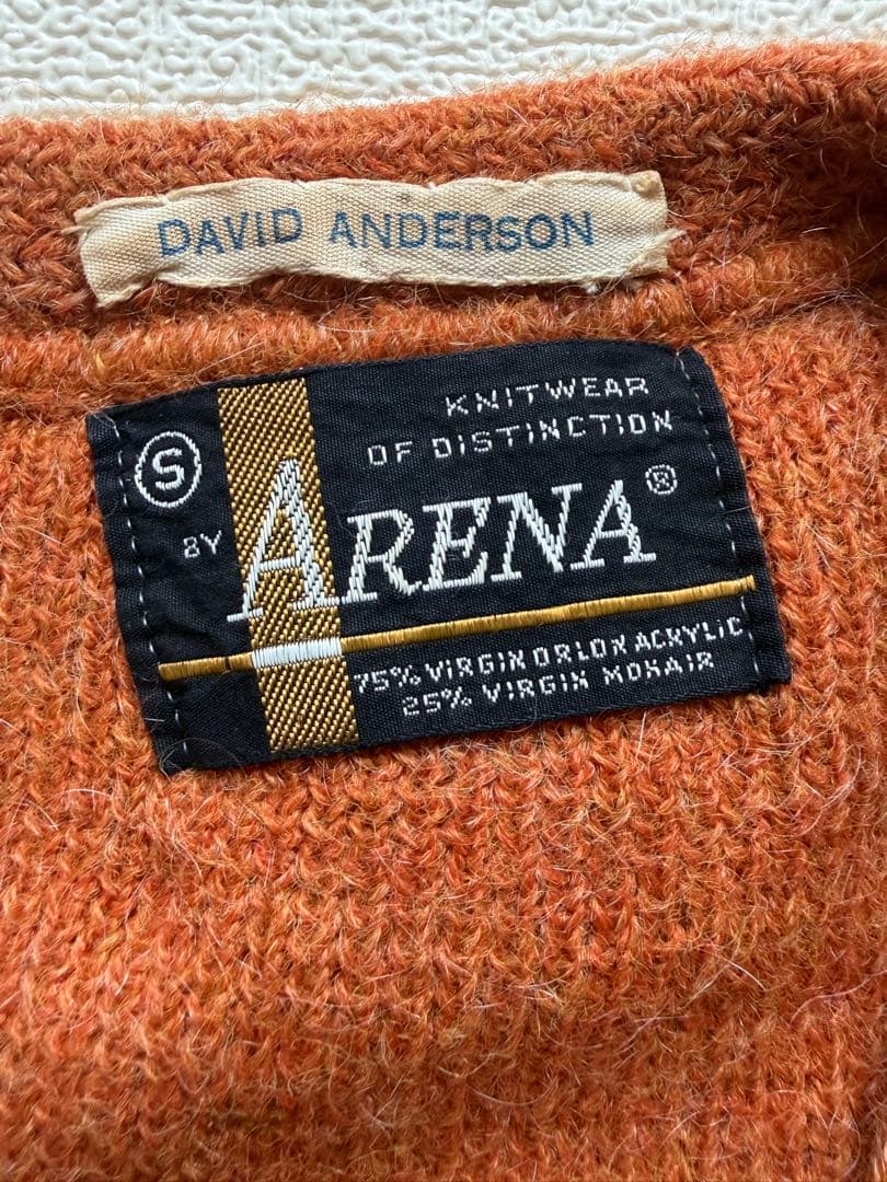 pellsaka60s ヴィンテージ　モヘア ARENA 　Vネック