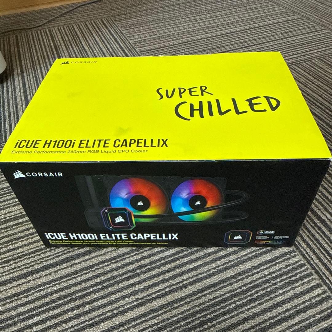 iCUE H100i ELITE CAPELLIX 240mm RGBクーラー