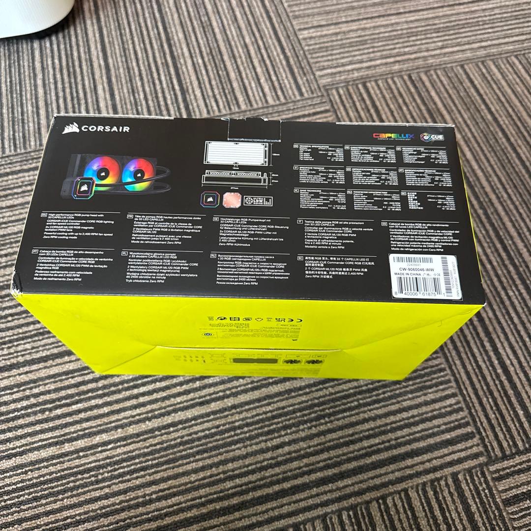 iCUE H100i ELITE CAPELLIX 240mm RGBクーラー