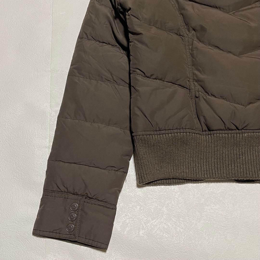 HOLLISTER ダウンジャケット 短丈 フード ファー y2k USA企画