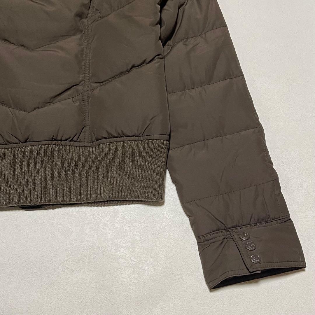 HOLLISTER ダウンジャケット 短丈 フード ファー y2k USA企画