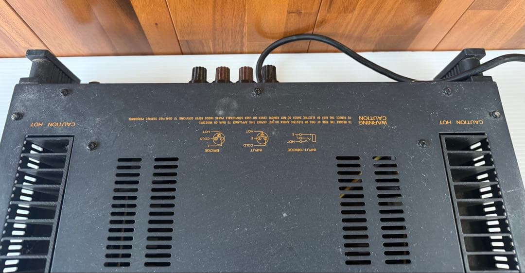 TOAのP75Dパワーアンプ音出確認済み(a16)