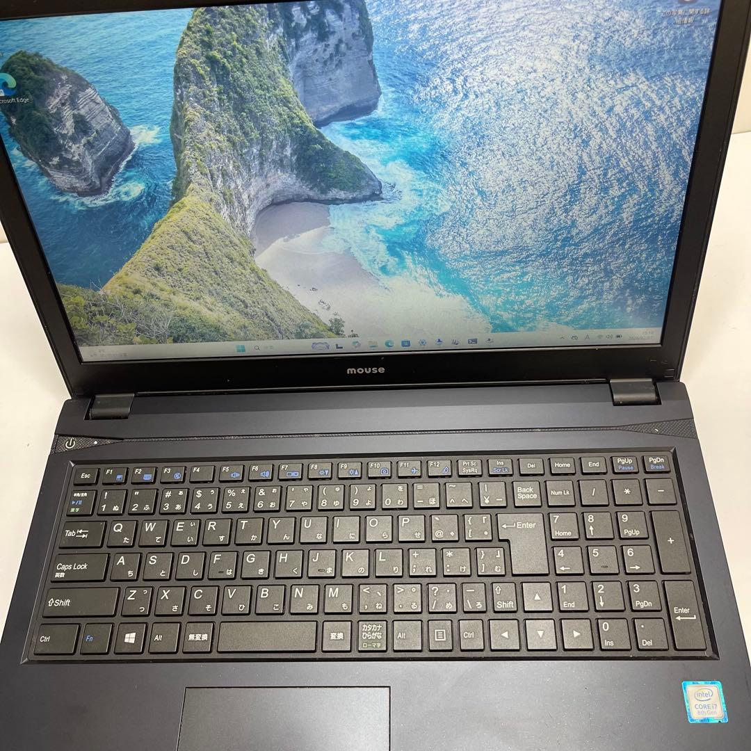 Windowsノート本体 Mouse MB-F576 i7-8550U 32GB SSD512GB 1TB