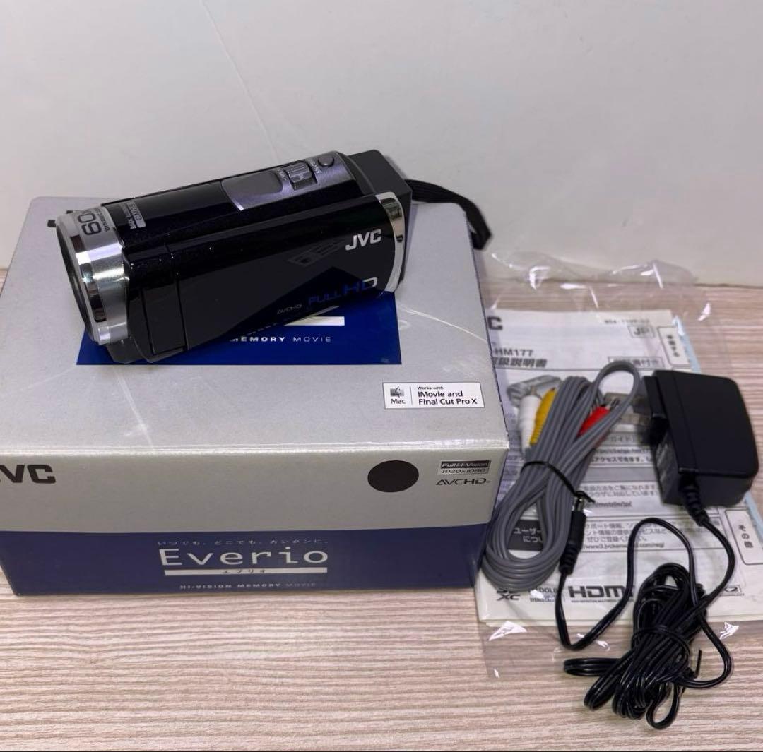 JVC ハンディビデオカメラ GZ-HM177-B 美品