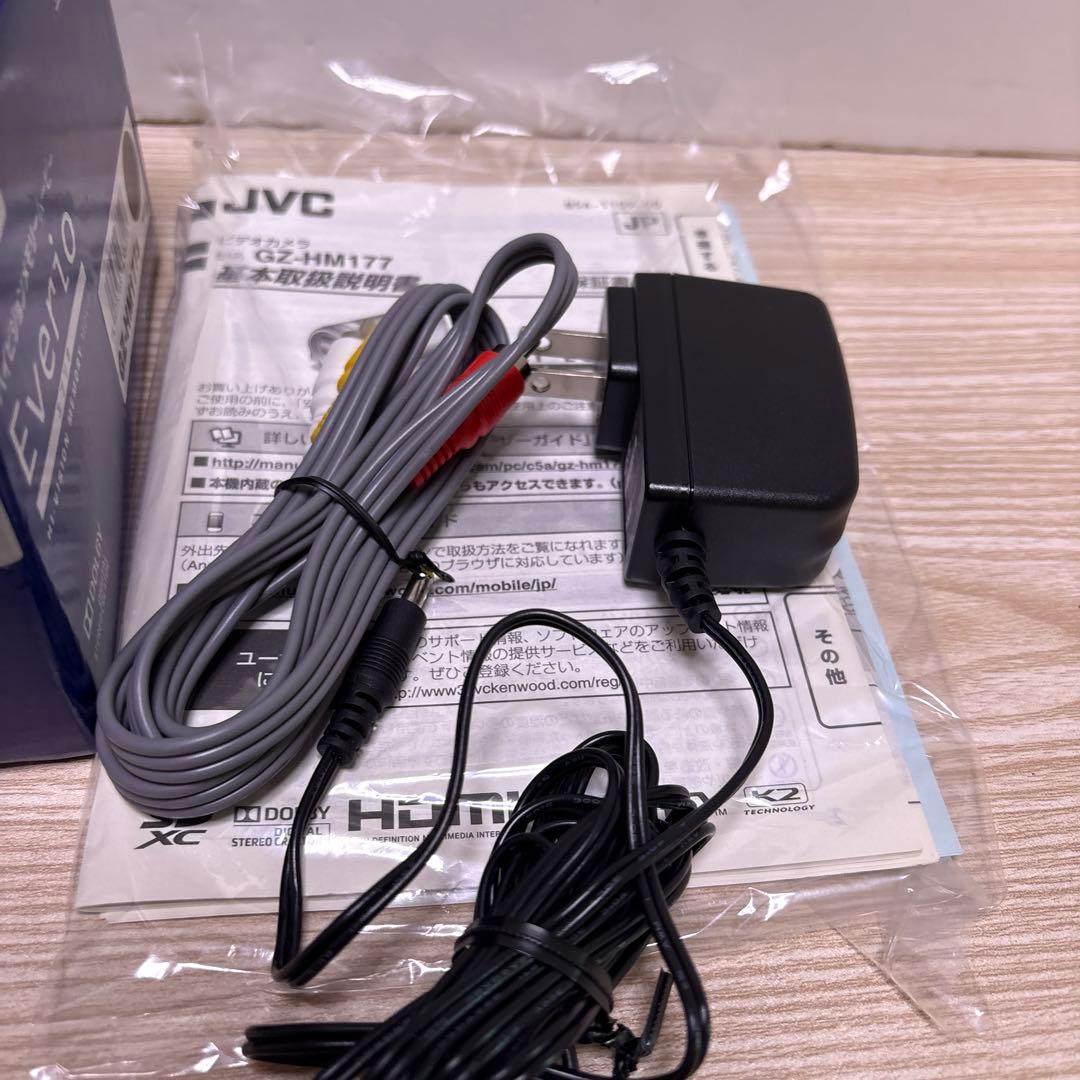 JVC ハンディビデオカメラ GZ-HM177-B 美品