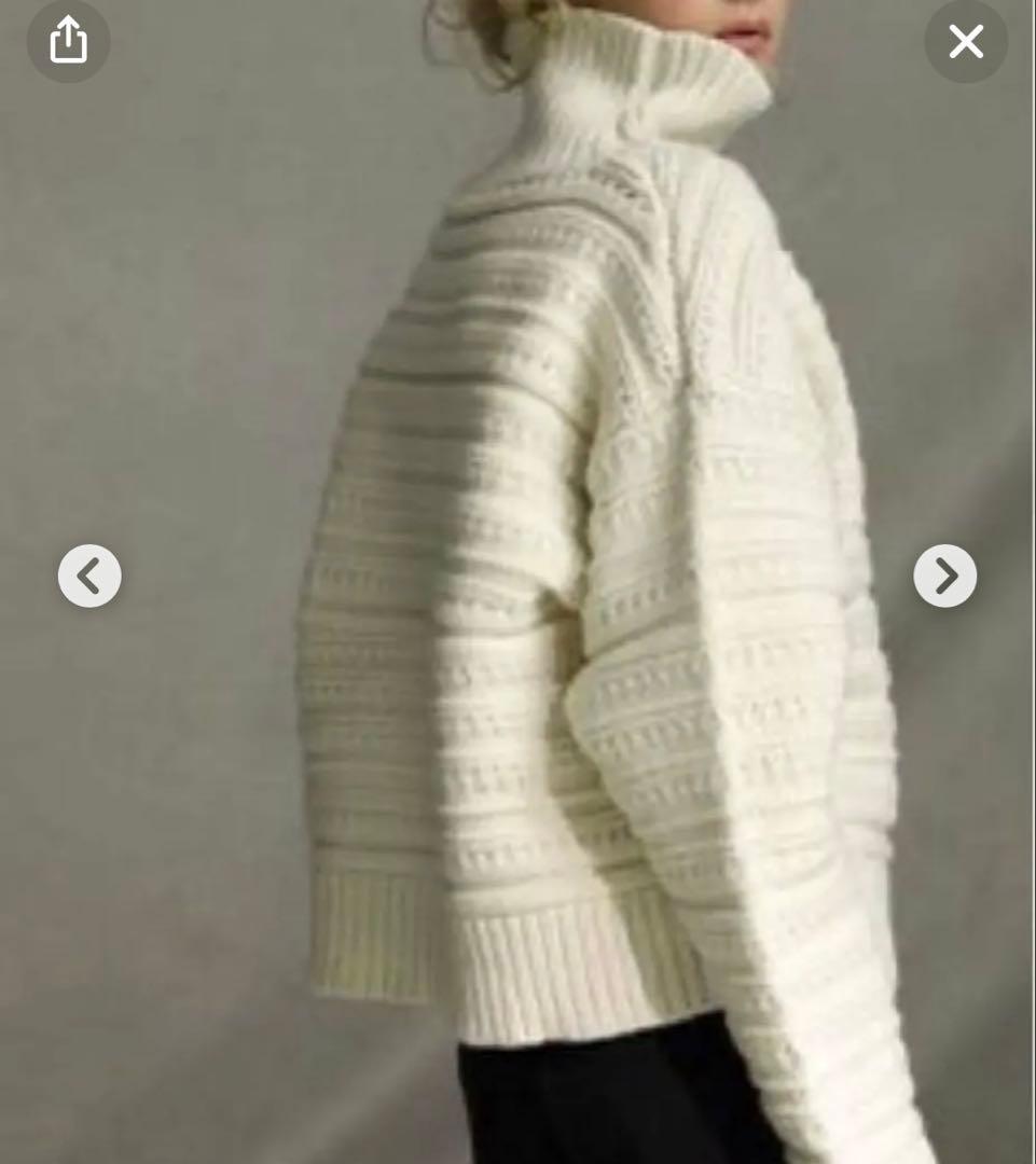 loin. ロワン　タートルネックニット ブラック 井川遥　黒になります