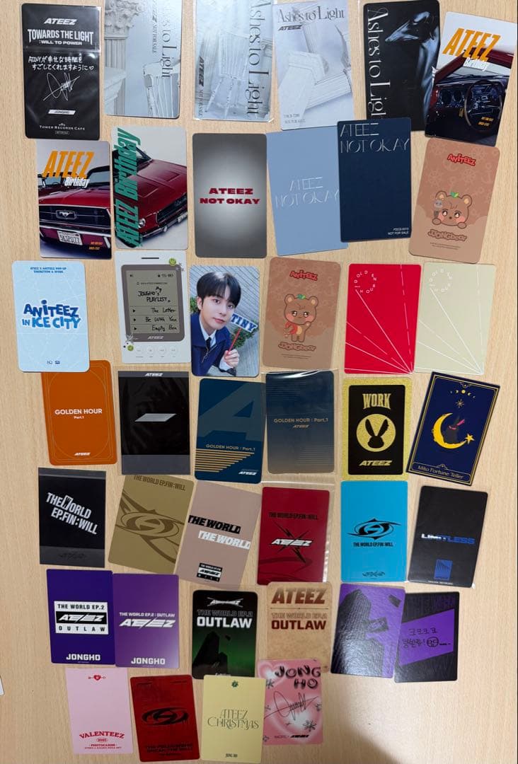ATEEZ ジョンホ　各種　トレカセット