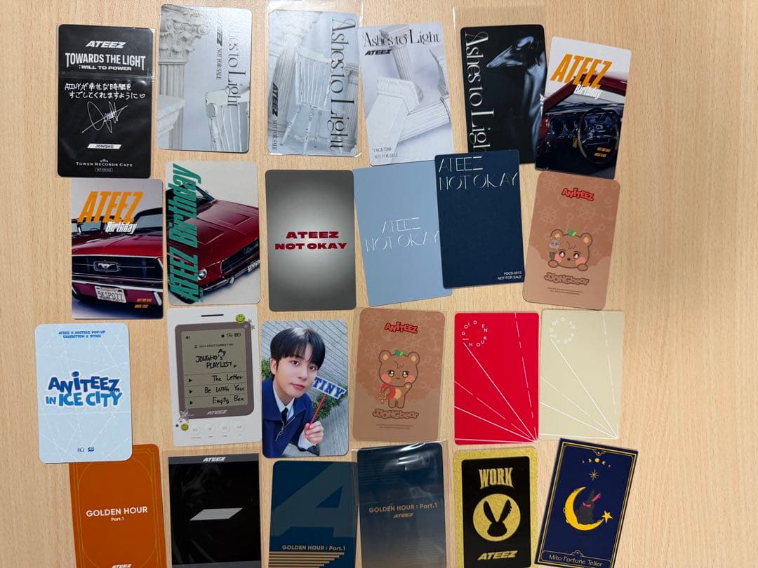 ATEEZ ジョンホ　各種　トレカセット