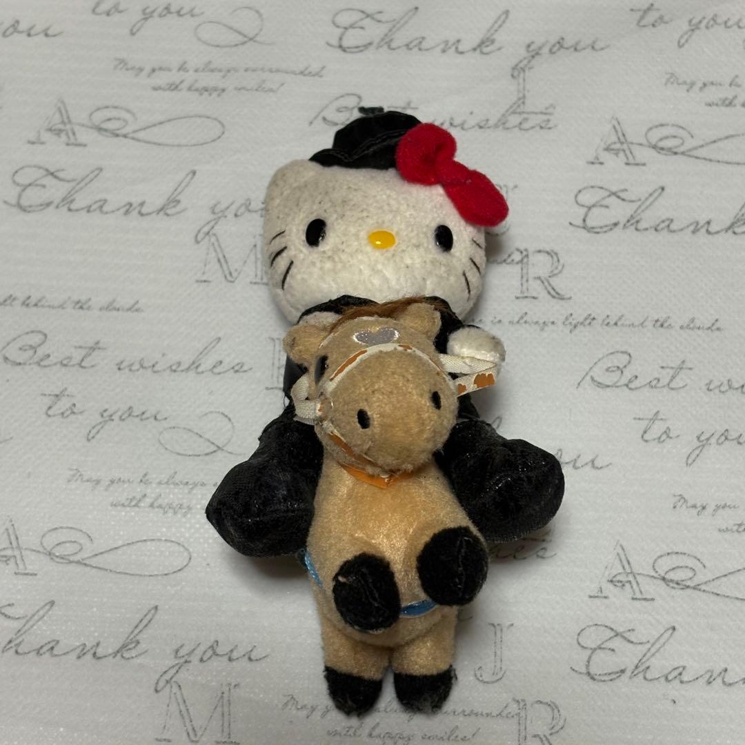 ハローキティ 乗馬クラブクレイン コラボマスコット