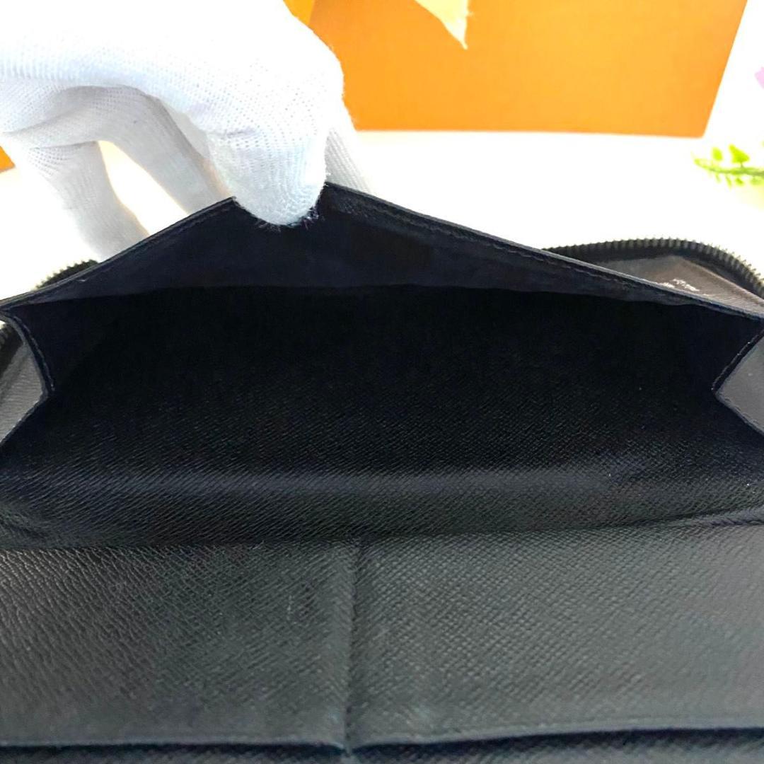 ルイ ヴィトン◎ヴェルティカル ダミエ グラフィット ラウンドファスナー 黒