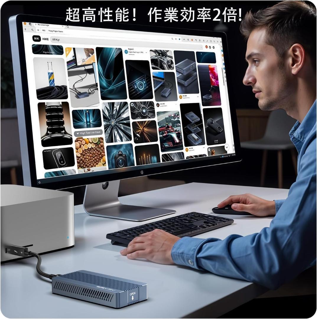 SSD外付けケース TBU405Pro M1 ケーブル1本付属 249K1348