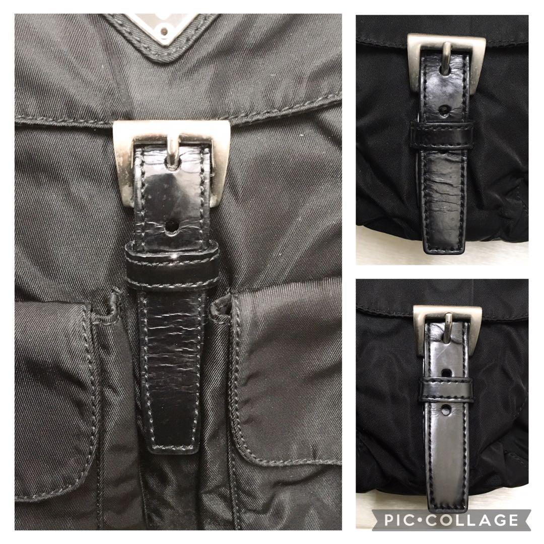 ☆美品・白タグ付☆PRADA TESSUTO VELAナイロンリュック ブラック