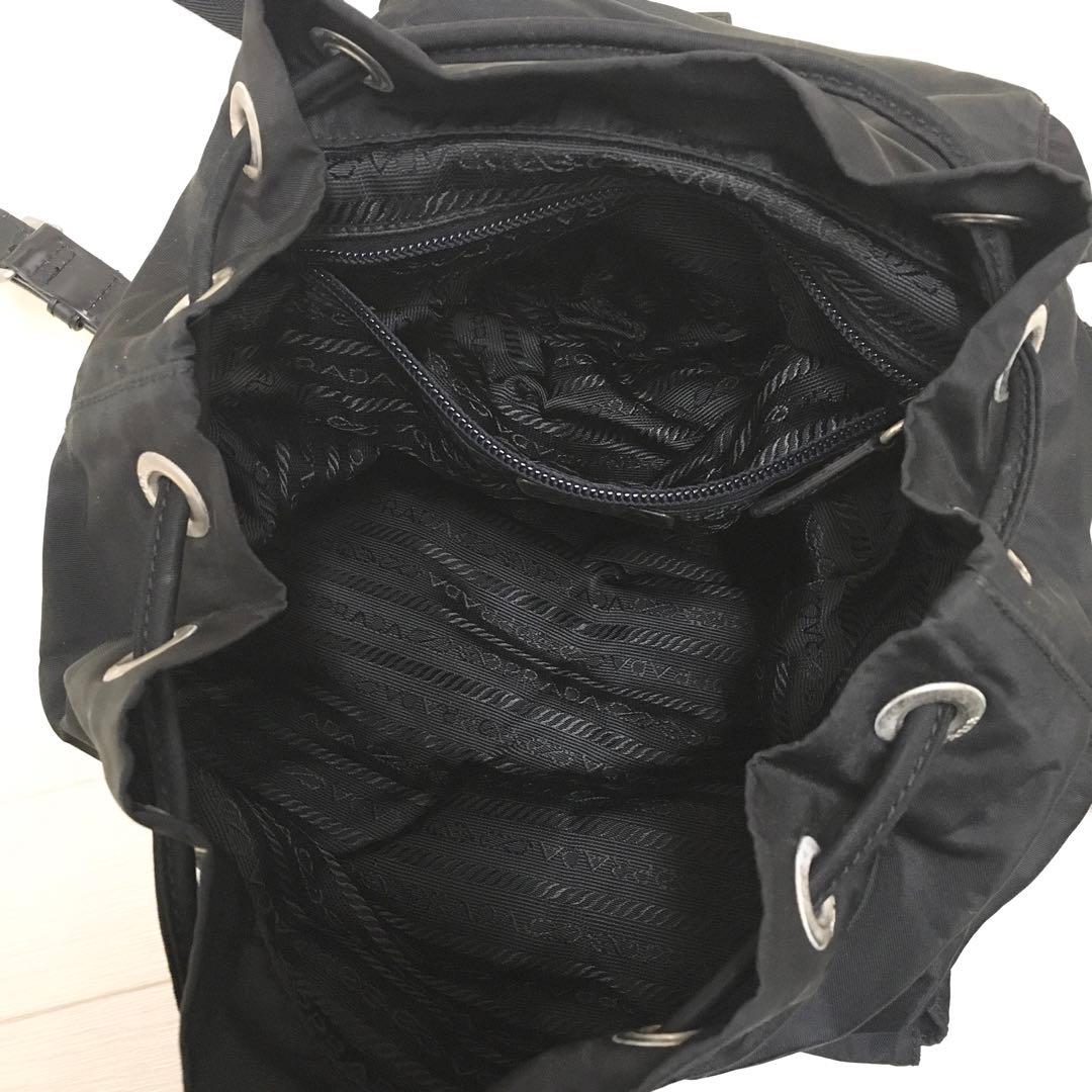 ☆美品・白タグ付☆PRADA TESSUTO VELAナイロンリュック ブラック