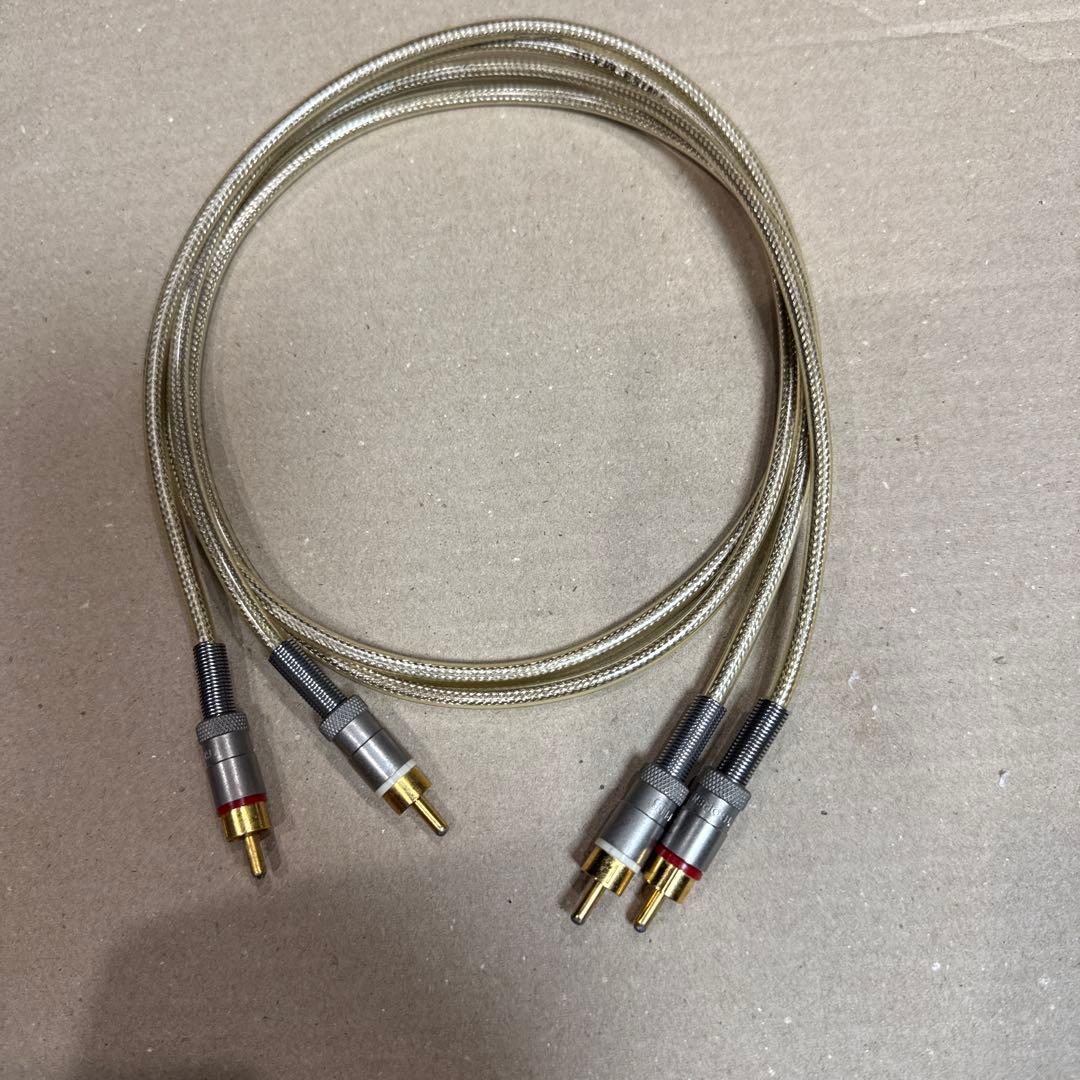 TORENS トーレンス 銀メッキ RCAケーブル1m