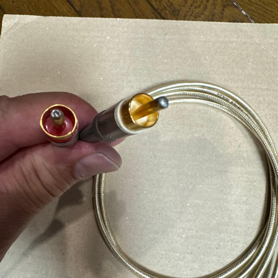 TORENS トーレンス 銀メッキ RCAケーブル1m