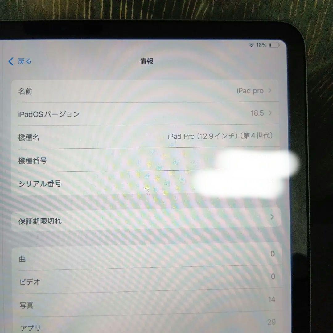 iPad Pro 12.9インチ 第4世代　ケース付き 最終値下げ