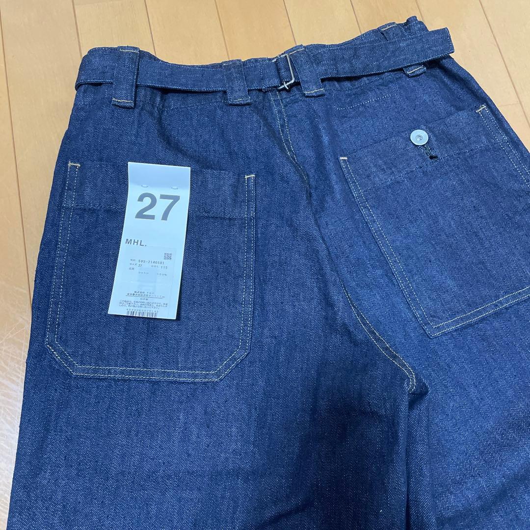 パンツ MARGARET HOWELL MHL. CANTON LIGHT DENIM