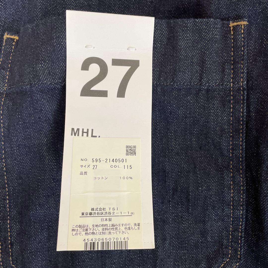 パンツ MARGARET HOWELL MHL. CANTON LIGHT DENIM