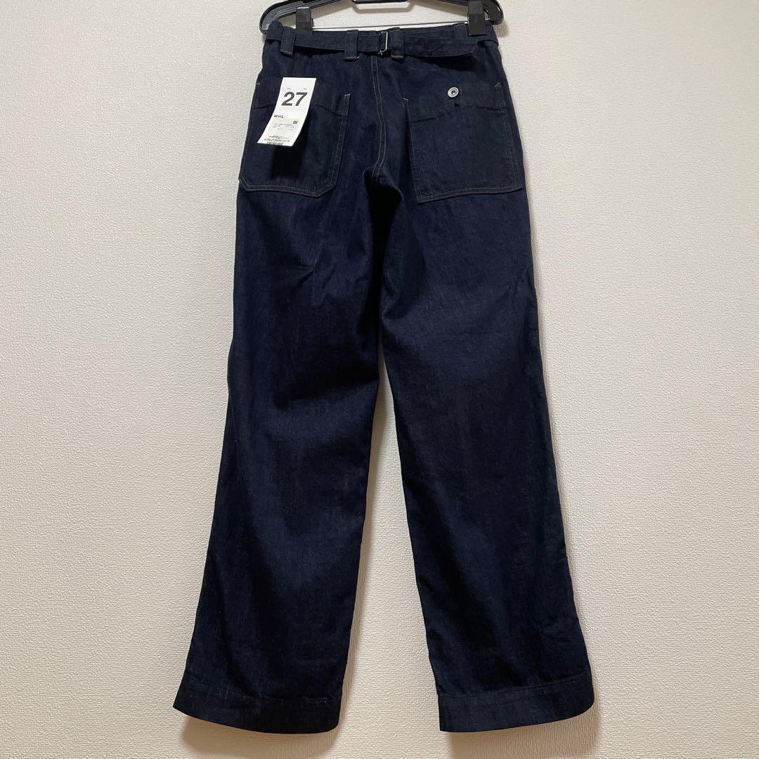 パンツ MARGARET HOWELL MHL. CANTON LIGHT DENIM