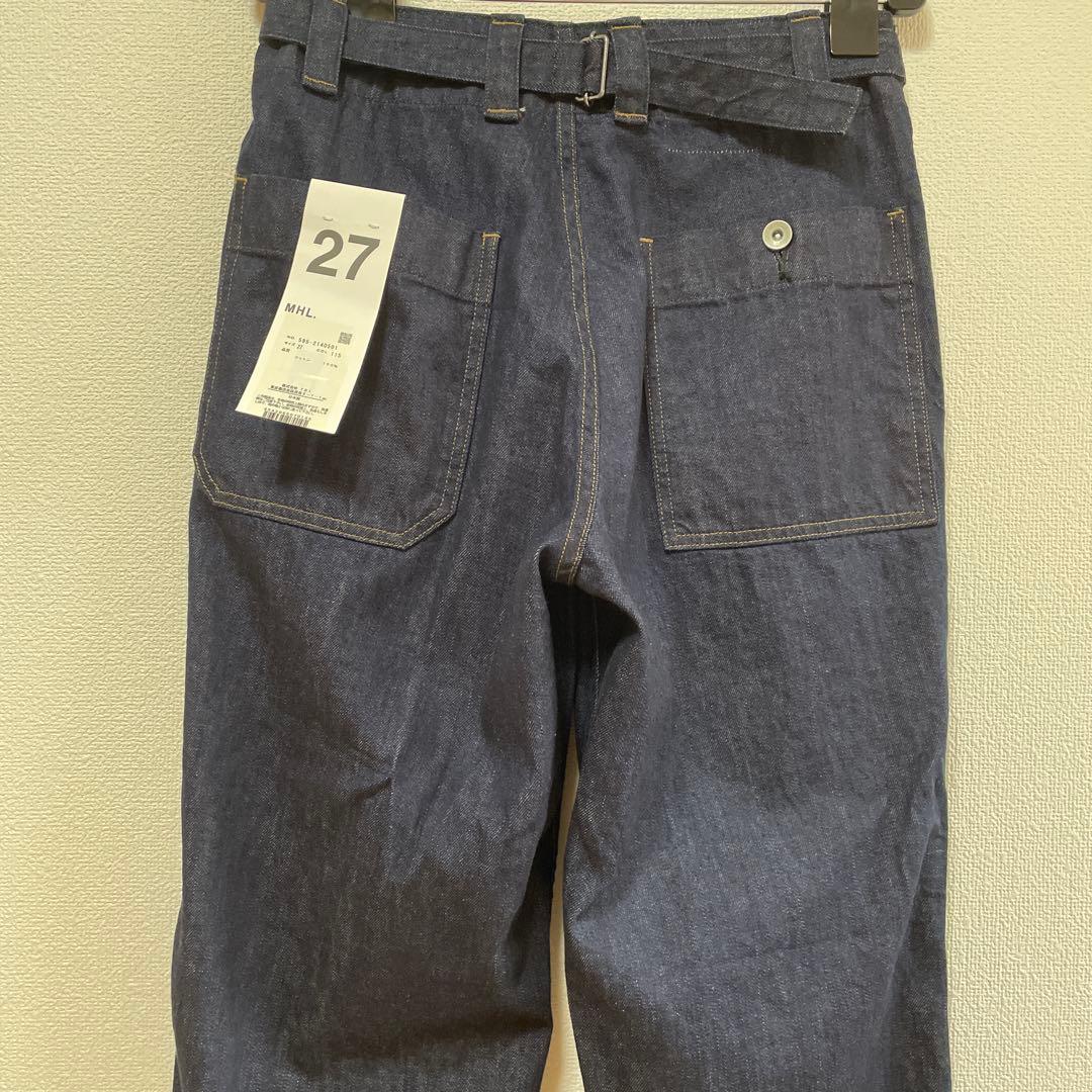 パンツ MARGARET HOWELL MHL. CANTON LIGHT DENIM
