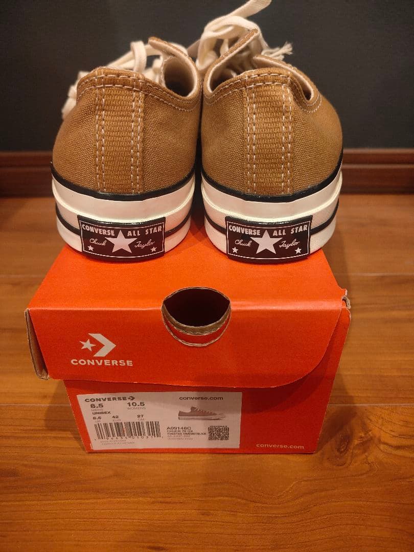 コンバース CT 70 チャックテイラーUS8.5/26.5cm⑤ マスタード