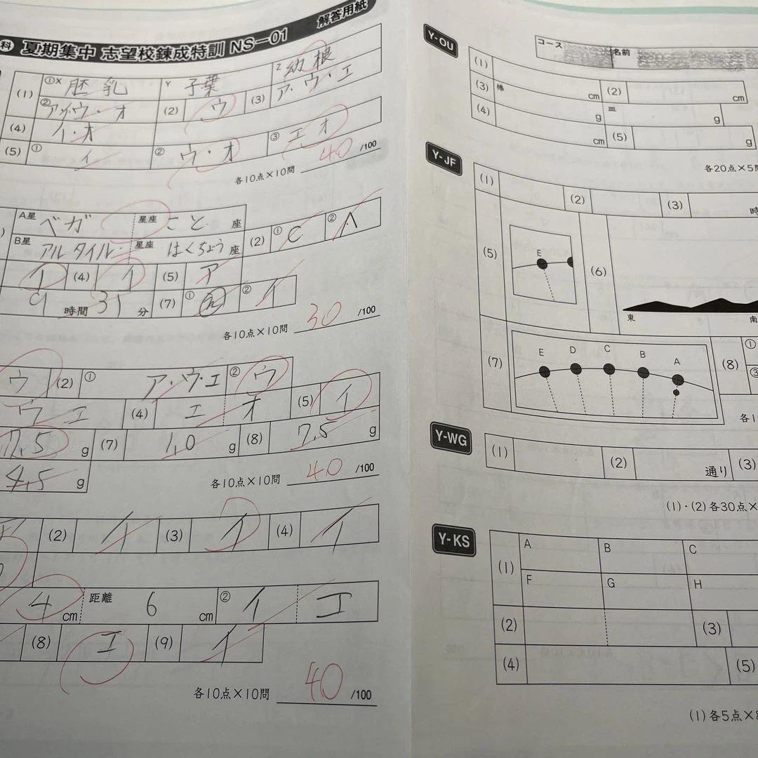 Weekly SapiX 理科 小6 夏期集中　時事演習　2024年