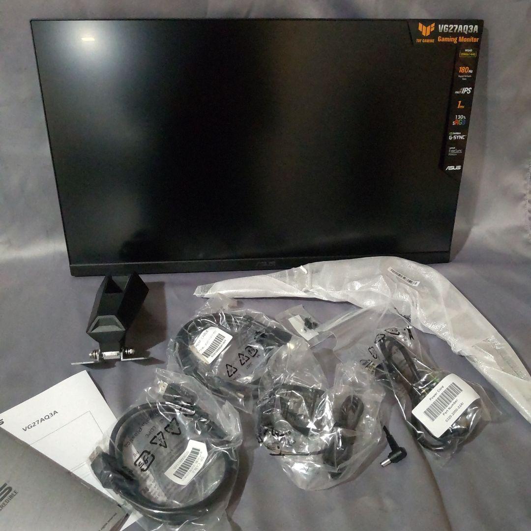 TUF GAMING MONITOR　VG27AQ3A 新品！未使用！