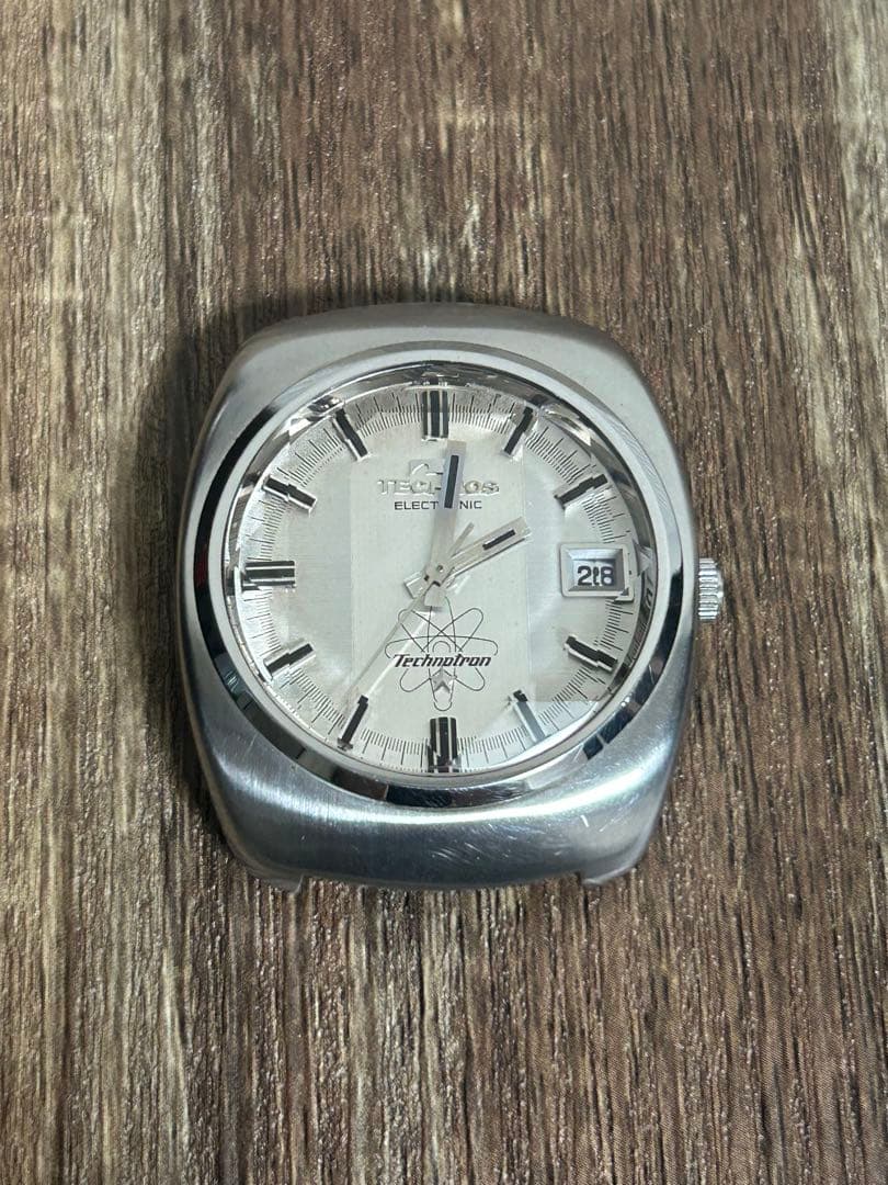【ジャンク】TECHNOS テクノトロン 腕時計 箱付き