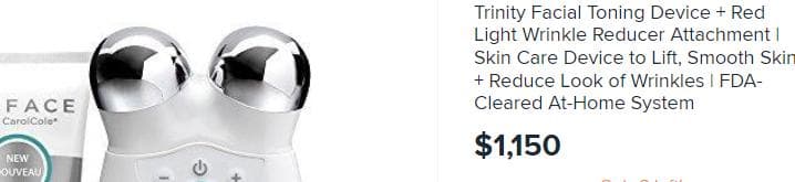 美顔器　顔の調子を整える美顔器、マイクロ電流、EMS