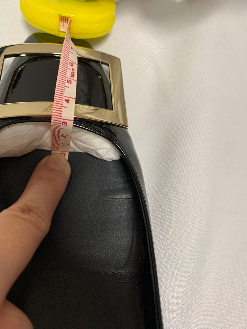 【美品】Roger Vivier ブラック エナメル　ハイヒール24cm