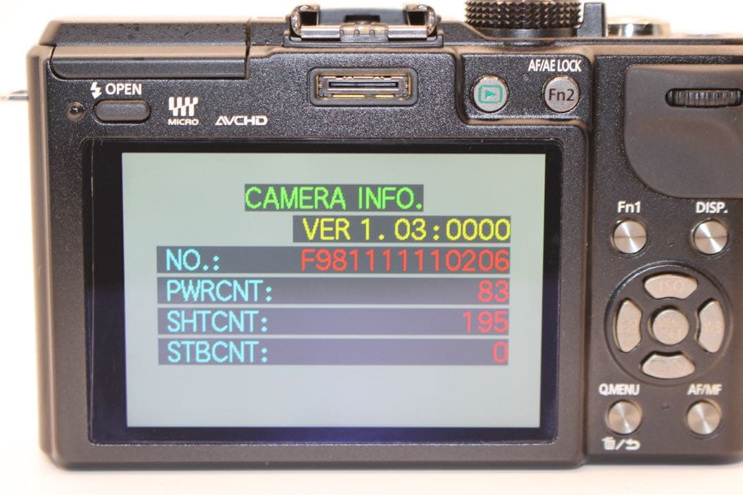 ★ショット数195回！新品級★ DMC-GX1 ボディ　ミラーレス　LUMIX