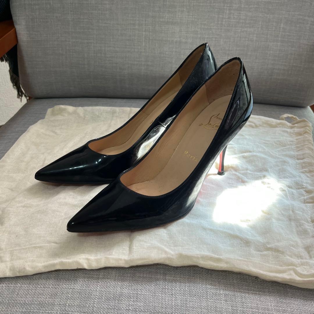Christian Louboutin Pigalle 36.5 エナメル 黒