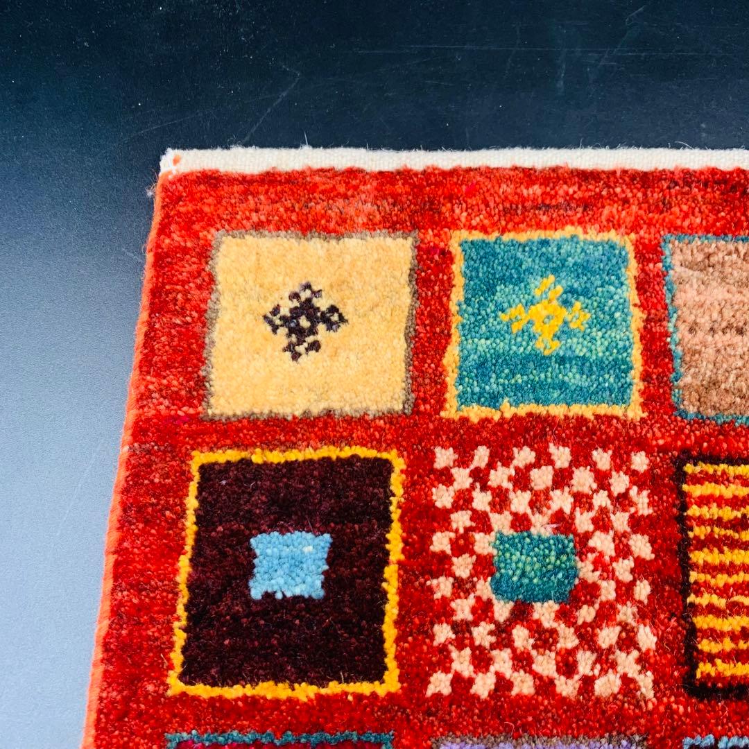 ゾランヴァリ　ギャッベ　ミニマット　ラグ　ペルシャ　ZOLLANVARI