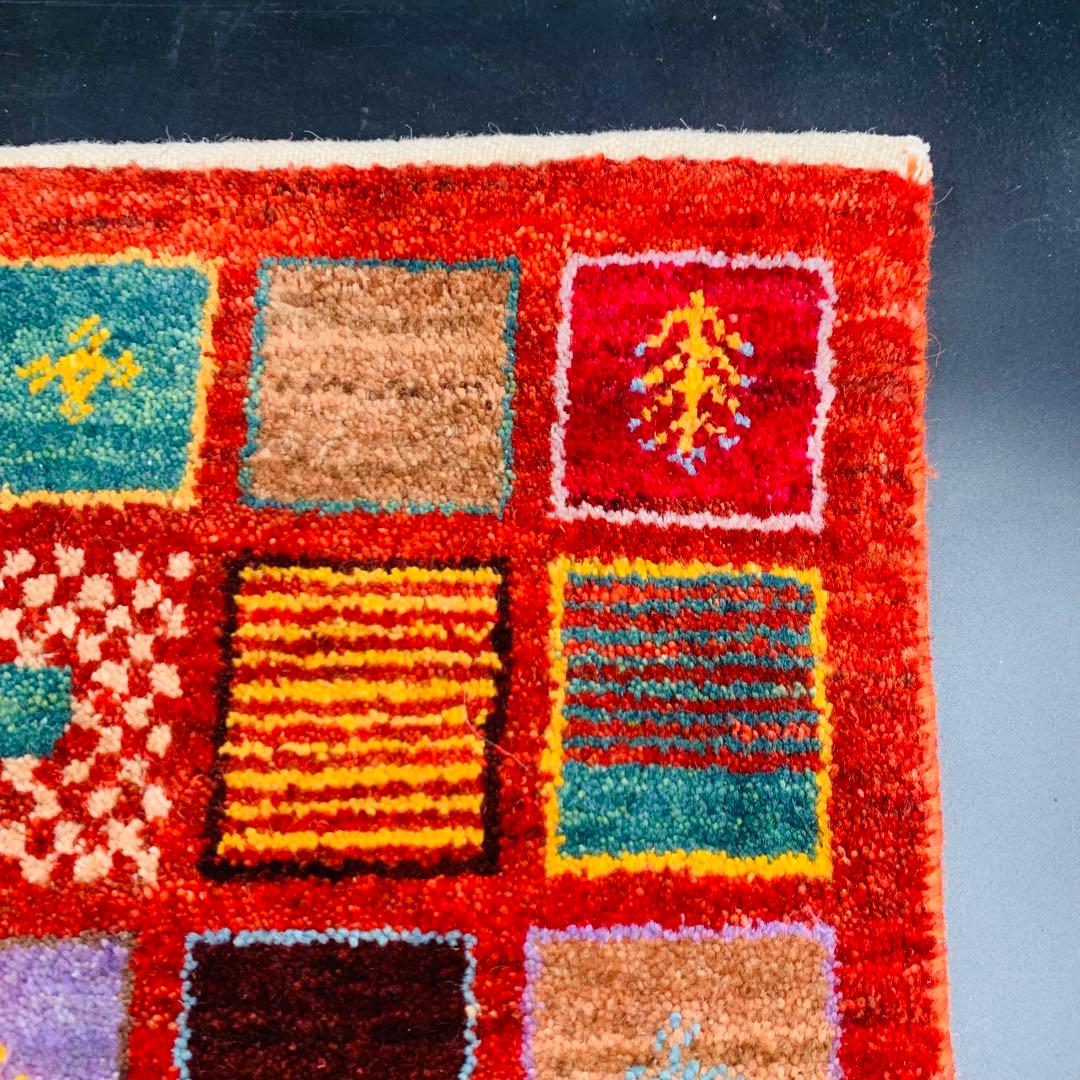 ゾランヴァリ　ギャッベ　ミニマット　ラグ　ペルシャ　ZOLLANVARI