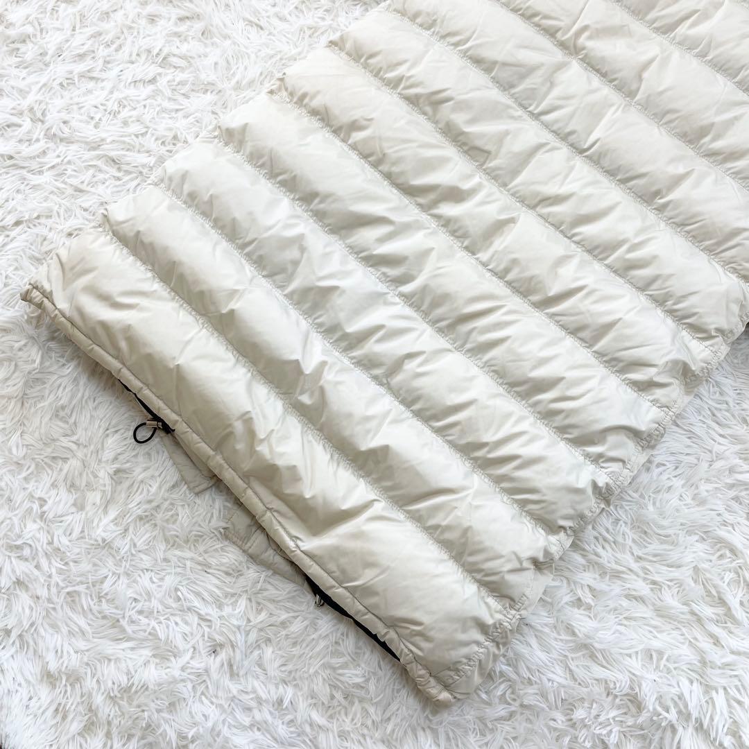 【luce希少】PRADA プラダ ロングダウンコート 赤ロゴ