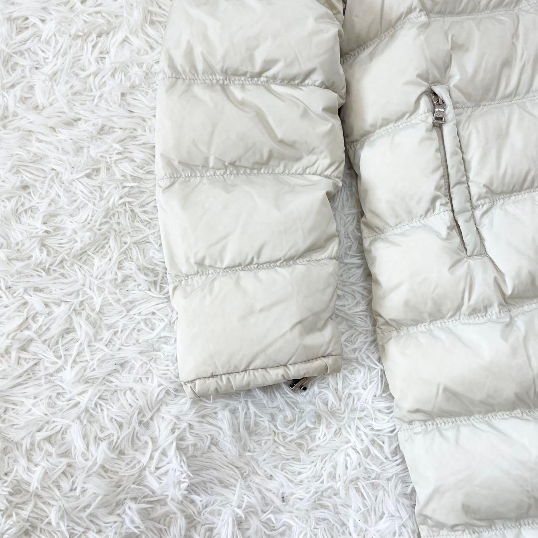 【luce希少】PRADA プラダ ロングダウンコート 赤ロゴ