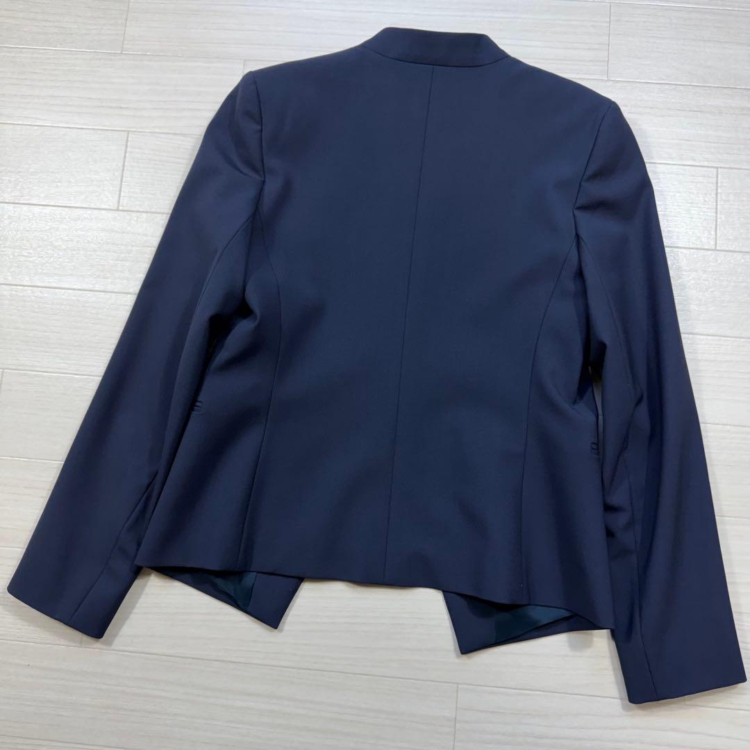 極美品 Theory TAILOR 近年 現行タグ ノーカラー パンツスーツ