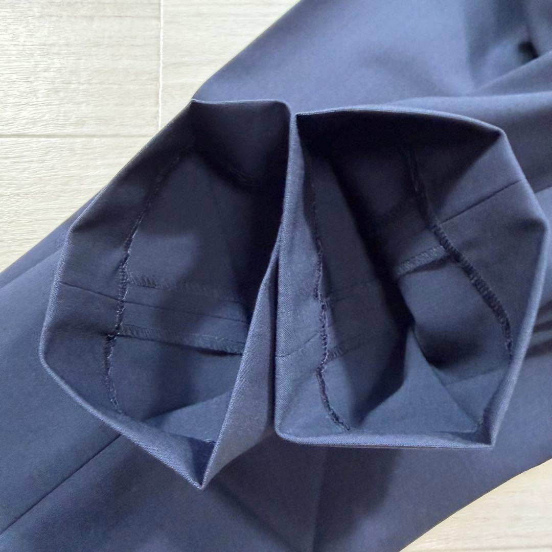 極美品 Theory TAILOR 近年 現行タグ ノーカラー パンツスーツ