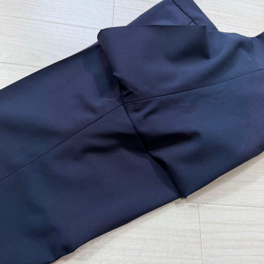 極美品 Theory TAILOR 近年 現行タグ ノーカラー パンツスーツ