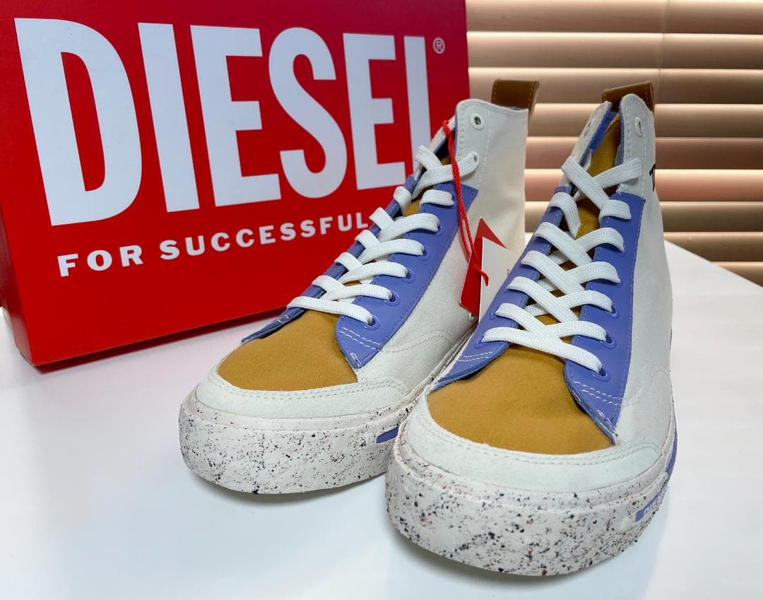 だ*て様 ★新品 DIESEL ディーゼル キャンバス ミッドカット スニーカー