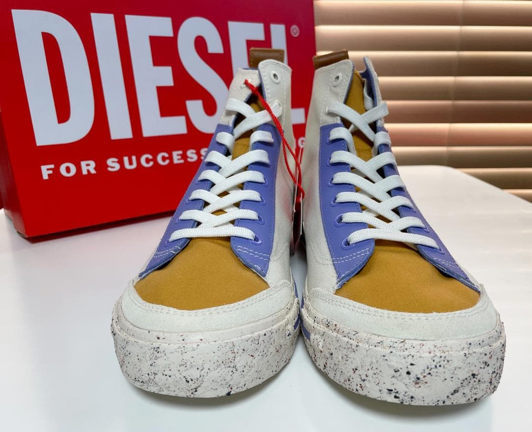 だ*て様 ★新品 DIESEL ディーゼル キャンバス ミッドカット スニーカー