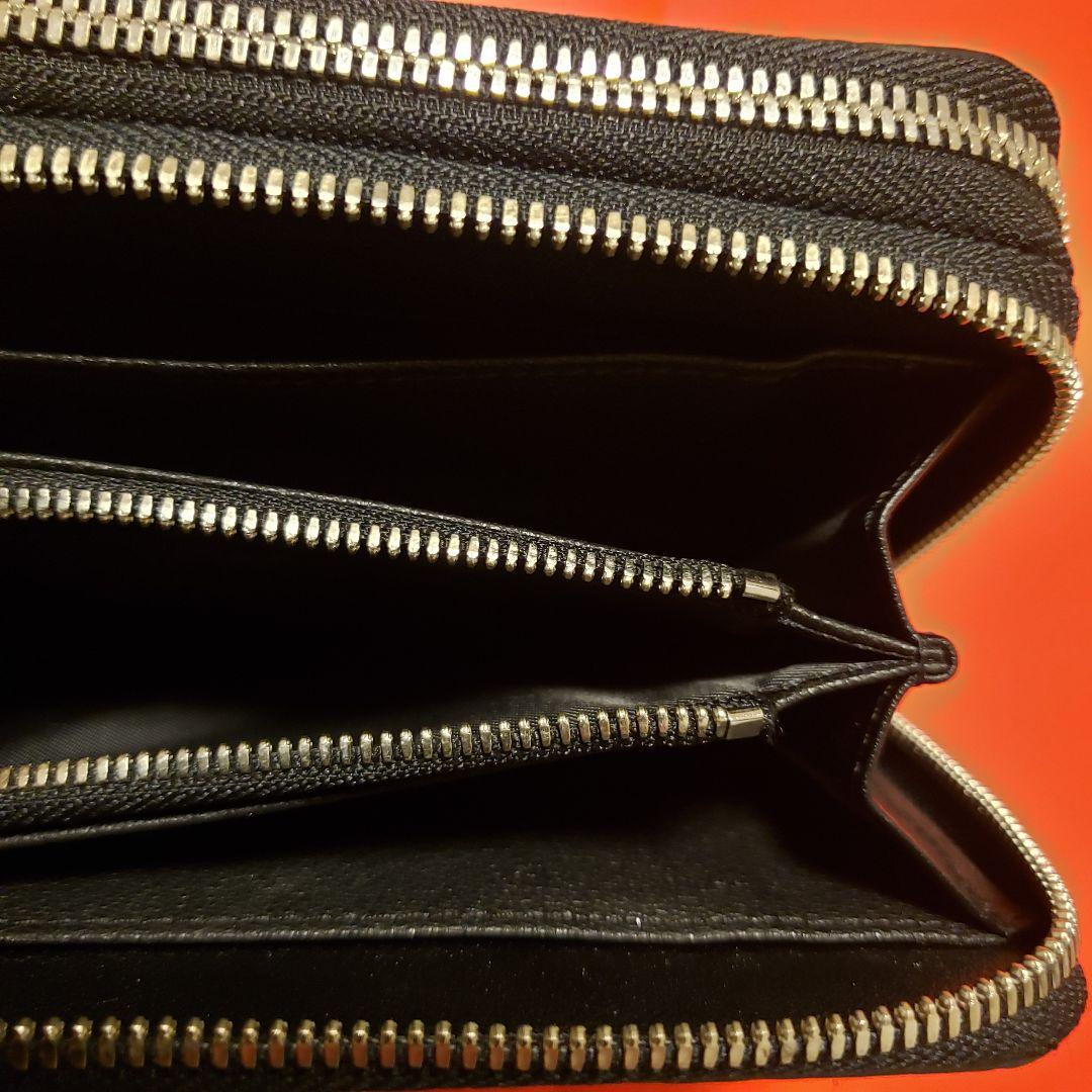 【高品質ワニ革】シャムワニ、クロコダイルレザーのダブルファスナー長財布